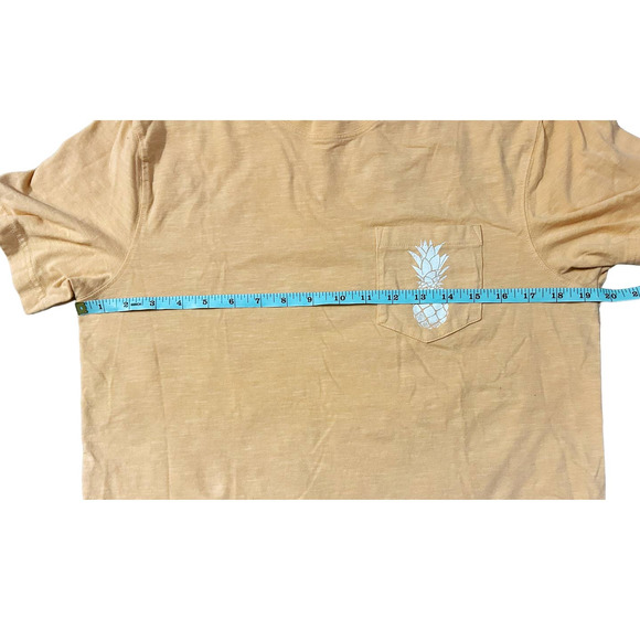 Tailor Vintage Orange Pineapple Printed T-Shirt Mens Size S - Picture 4 of 5